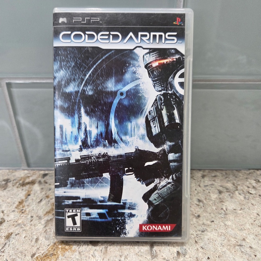 Coded Arms PSP Universal Media Disc Game Konami‎ Teen
